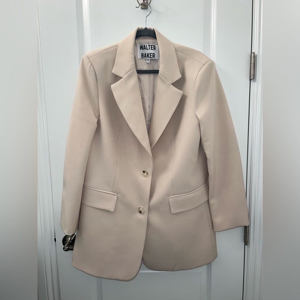 Walter Baker ‘Kira’ Oversized Blazer | Bone | Medium